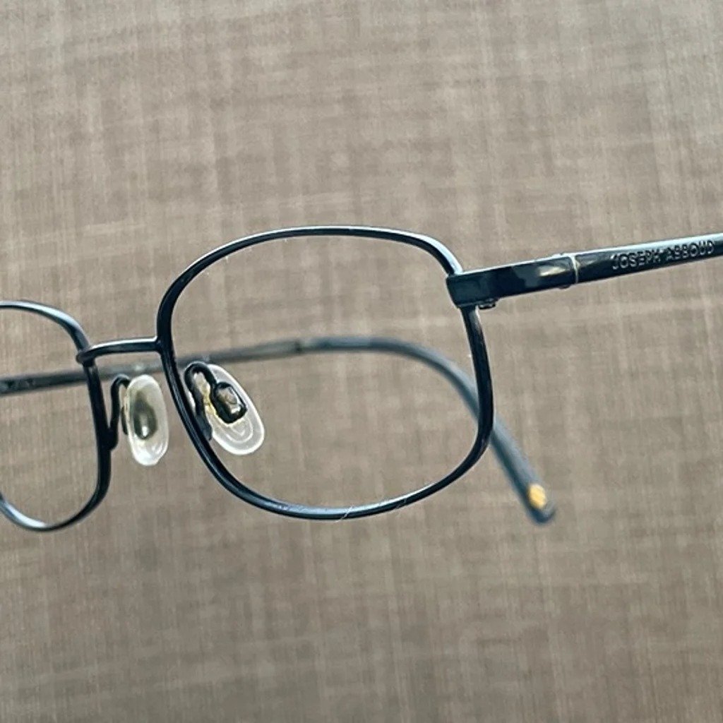 Joseph Abboud Men Eyeglasses Frame Matte Black Glasses Metal Frame Brand Josep